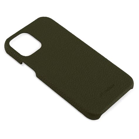 Husa din piele Melkco pentru iPhone 12, 12 Pro, Olive Green - eMAG.ro