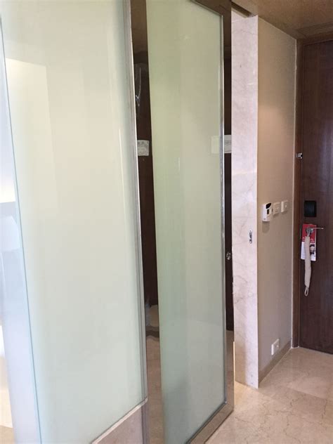 Glass sliding door to bathroom | Sliding glass door, Sliding doors