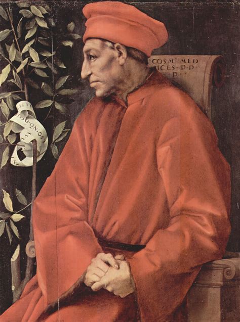 Großbild: Jacopo Pontormo: Porträt Cosimo Il Vecchio de' Medici