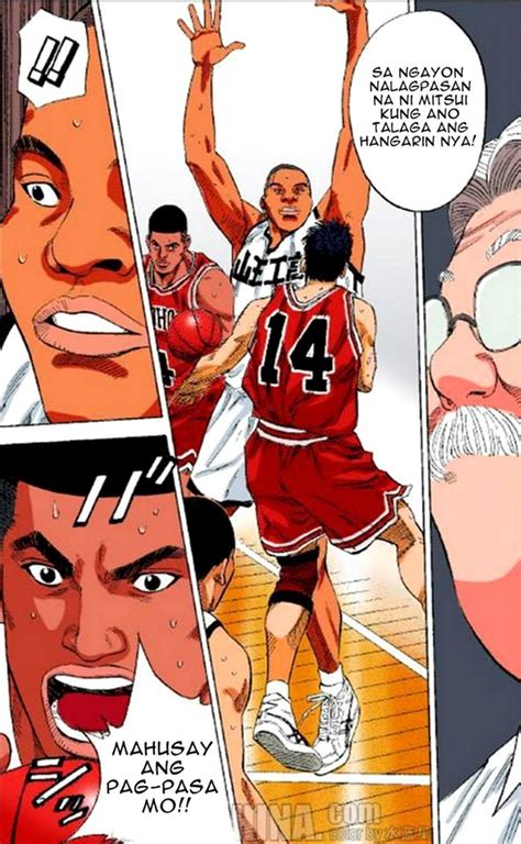 Shohoku Vs Sannoh Manga Colored - Manga