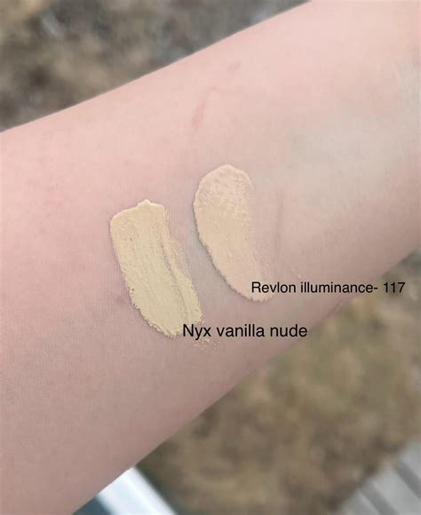 Vanilla nude x revlon illuminance 117 : r/OliveMUA