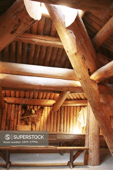 Inside Pit House At Xa:Ytem Longhouse Interpretive Centre, Mission, B.C ...