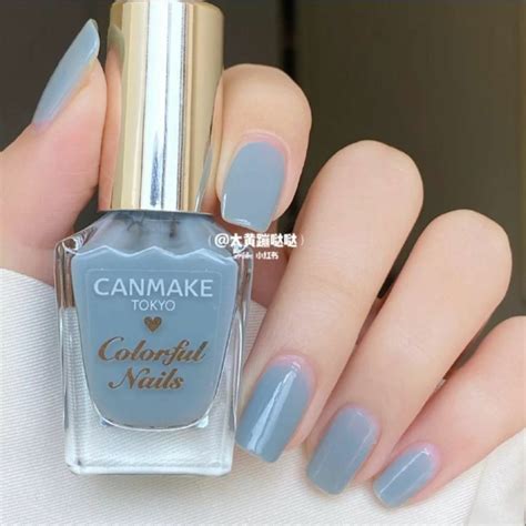 Canmake - N28 (Smog Azul - Smog Blue).【2022】 | マニキュア, ターコイズネイル, ネイル
