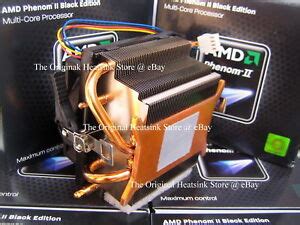 Genuine AMD Heatsink Cooler Fan for Phenom II x6 1100T Black Edition SKT AM3 | eBay