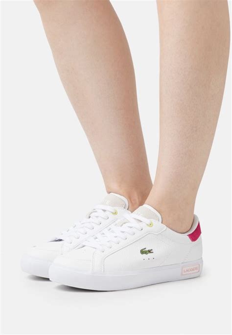 Lacoste Tenisky - white/pink/bílá - Zalando.cz