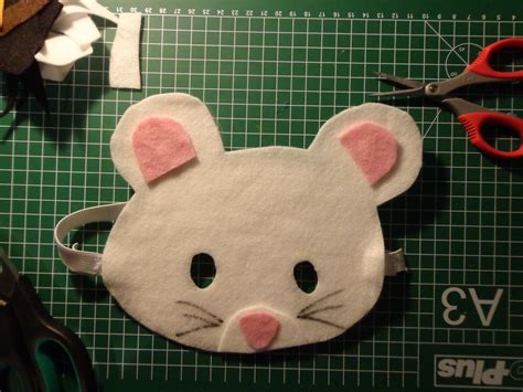 muisje | Muis, Knutselen, Masker