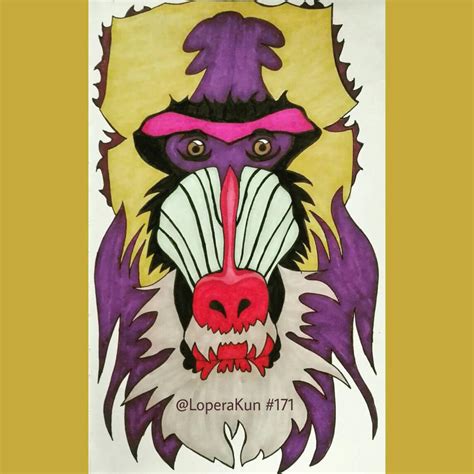 Mandrill by LoperaKun on DeviantArt