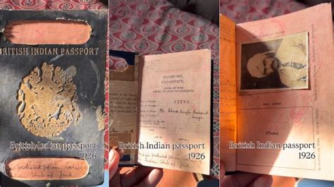 rare  british indian passport  viral leaves netizens amazed