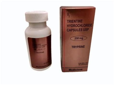 Tryprine Trientine Hydrochloride Capsules, Mediclone Health Care at ...