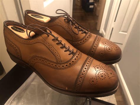 Walnut Strand Leather Flaking(?) : r/allenedmonds