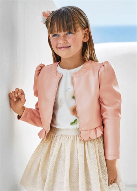 Chaqueta ondas niña Nude | Mayoral