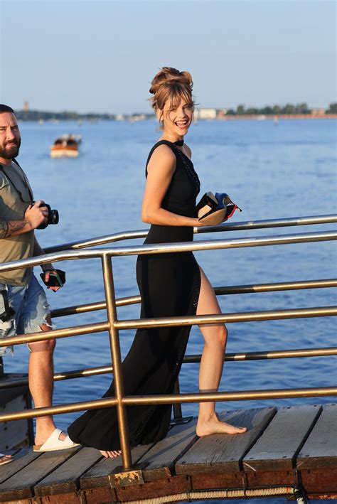 Newlywed Barbara Palvin Made Going Barefoot at the Venice Film Festival