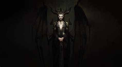 Video Game Diablo IV #Demon #Horns Lilith (Diablo) #5K #wallpaper #