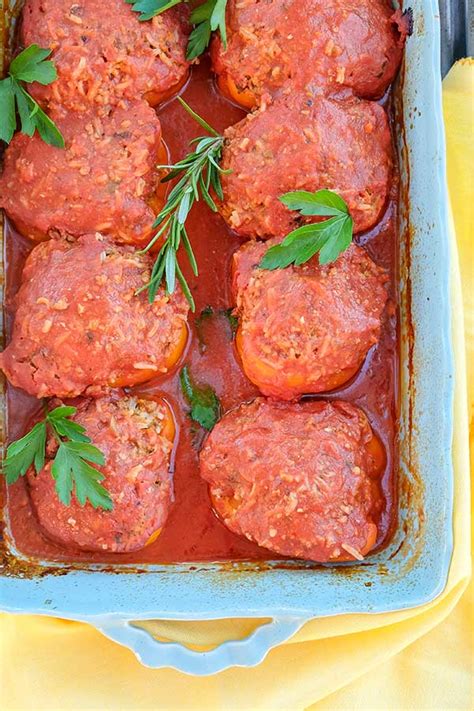 Easy Hungarian Stuffed Peppers Recipe - Only Gluten Free Recipes