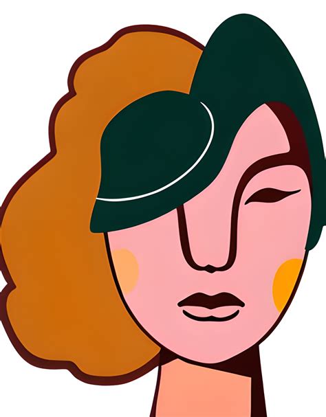 Abstract Woman Face Modern Art Free Stock Photo - Public Domain Pictures