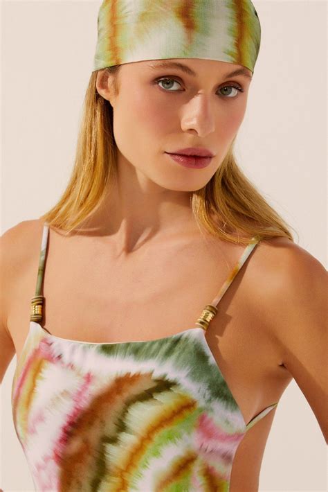 Botanic Tie-Dye One-Piece Swimsuit