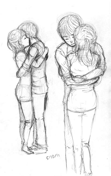 Cute Couple Hugging Drawing at PaintingValley.com | Explore collection ...