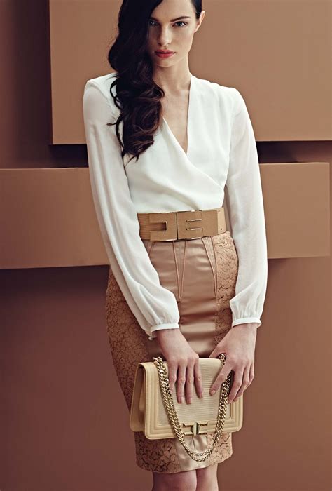 Elisabetta Franchi Show Off Her Modern Collection for SS 2014