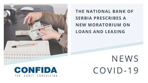 The National Bank of Serbia Prescribes New Moratorium on Loans and ...