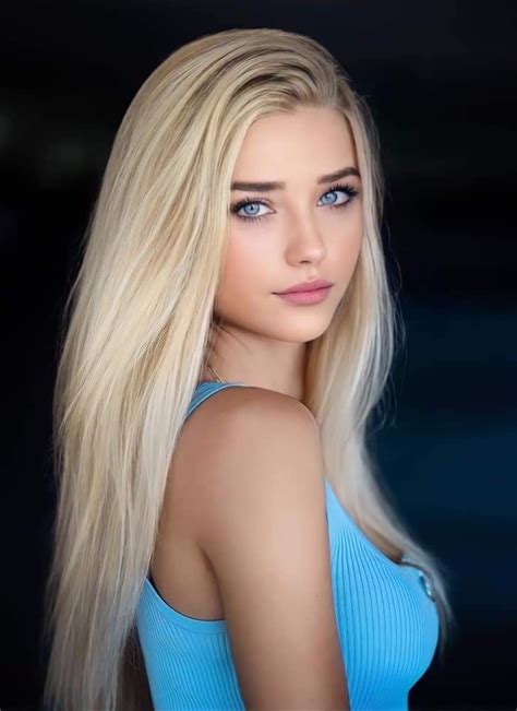 hot blonde hairstyles pretty models  blonde hair girl