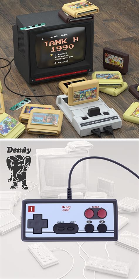 Dendy junior - PC & other electronics - 3D Models