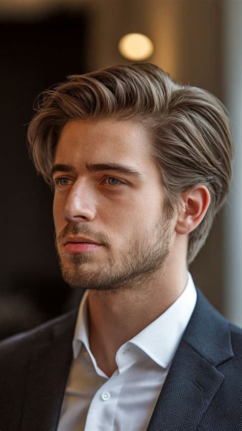 side part hairstyles  men  featuring taper fade slicked