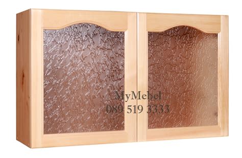Горен кухненски шкаф витрина с 2врати - MyMebel