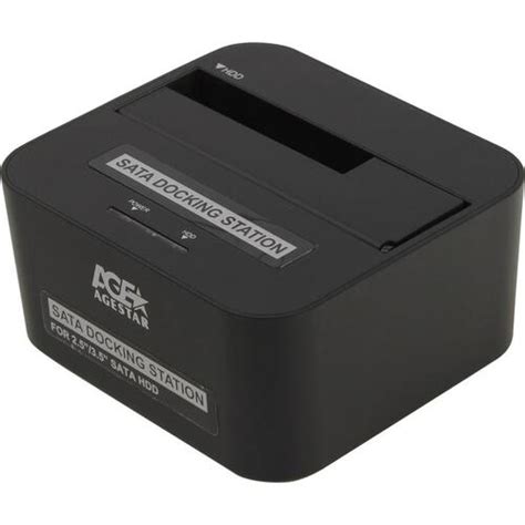 Кредл для HDD формата 3.5" или 2.5" (DAS) AgeStar 3UBT6S(-3G)-Black ...