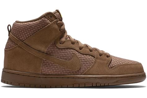 nike dunk sb high brown ale