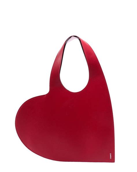Coperni Heart Logo Tote Bag in Red | Lyst UK