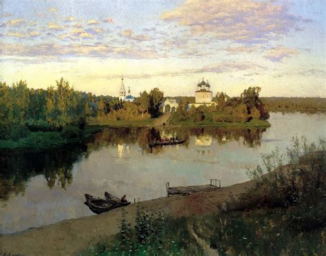 ИСААК ЛЕВИТАН. Картина Левитана Вечерний звон