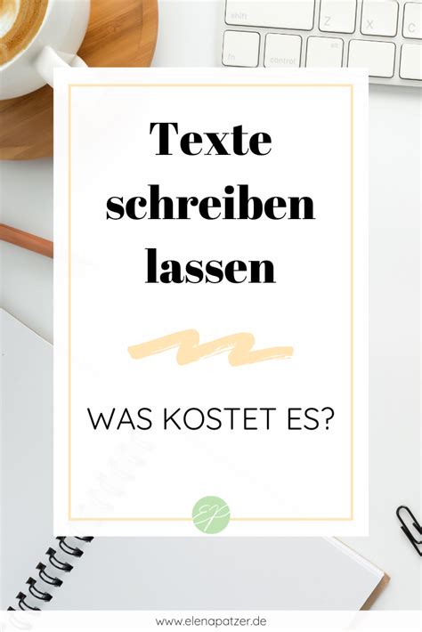 Texte schreiben lassen - SEO, Website & Blogs | Elena Patzer