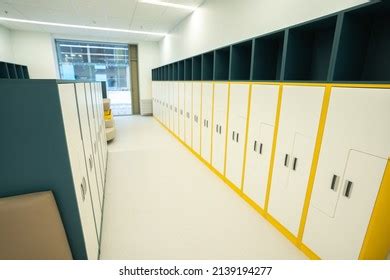 School Gym Lockers Empty High School Stock Photo 2139194277 | Shutterstock