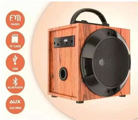 black cube wooden bluetooth speaker  rs piece  lucknow id