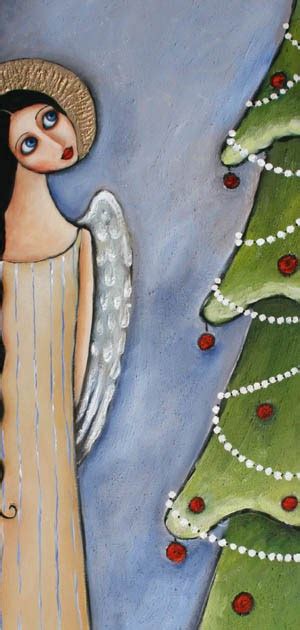 Wendy Ryan Folk Art Blog: Christmas Angel Paintings