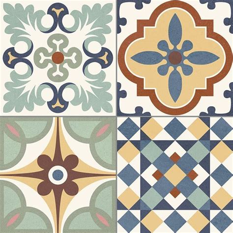 carrelage style ancien ciment heritage mix color  cm lancienne