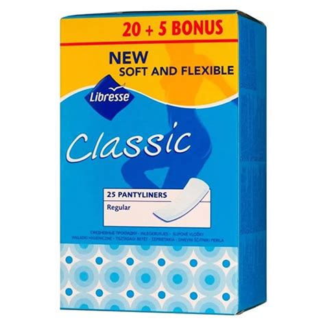 Ежедневные прокладки Libresse "Panty Classic, Reg Soft", 25 шт — Купить ...