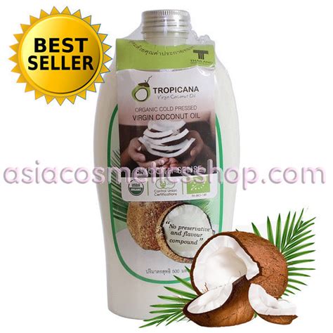 Tropicana Extra Virgin Cold press Coconut Oil 100%, 500 ml - Asia ...