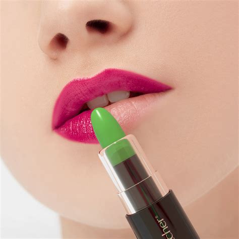 neon green lipstick