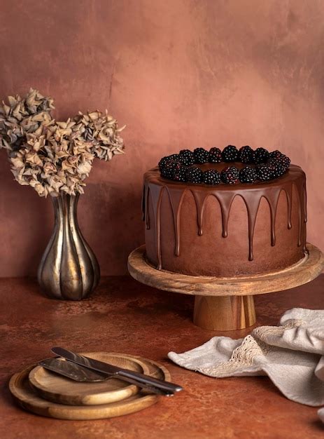 Premium Photo | Food photography of a chocolate cake