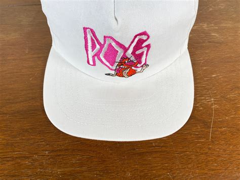Vintage POGS hat 90s POG hat pog cap made in usa snapback pogs | Etsy