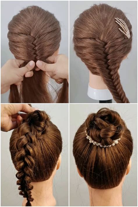 Elegant Hairstyle Tutorials - Beautiful Bun & Braid Hairstyles