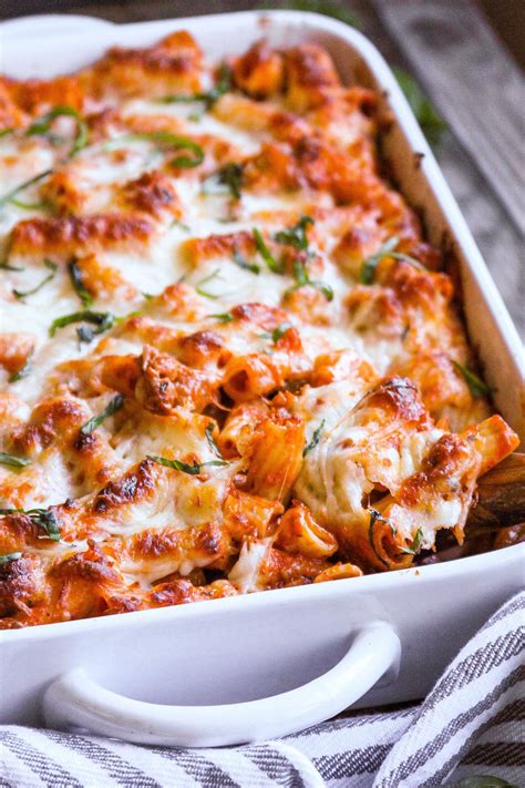 Cheesy baked ziti recipe – Artofit