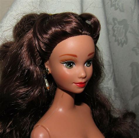 NUDE BARBIE DOLL MATTEL DISNEY BELLE BEAUTY AND THE BEAST FOR OOAK