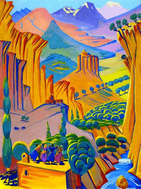 Сарьян | Painting, Art, Landscape paintings