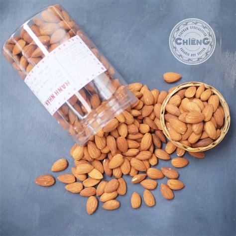Hạt Hạnh Nhân tươi/ nướng nguyên vị – Nhập khẩu Mỹ Loại 1 – Hũ 250g ...