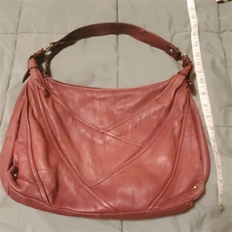 Perlina | Bags | Perlina Brown Leather Shoulder Bag | Poshmark