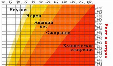Правильное соотношение веса и роста у мужчин различного возраста
