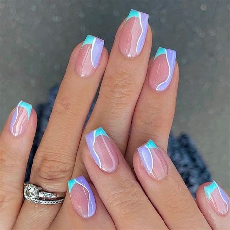 Pin by Elen Andre on Квадратные ногти | Spring acrylic nails, Simple ...