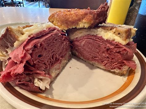 TRIP REPORT: Indirect Travel Fun - Food Legends, Mannys Deli - Economy
